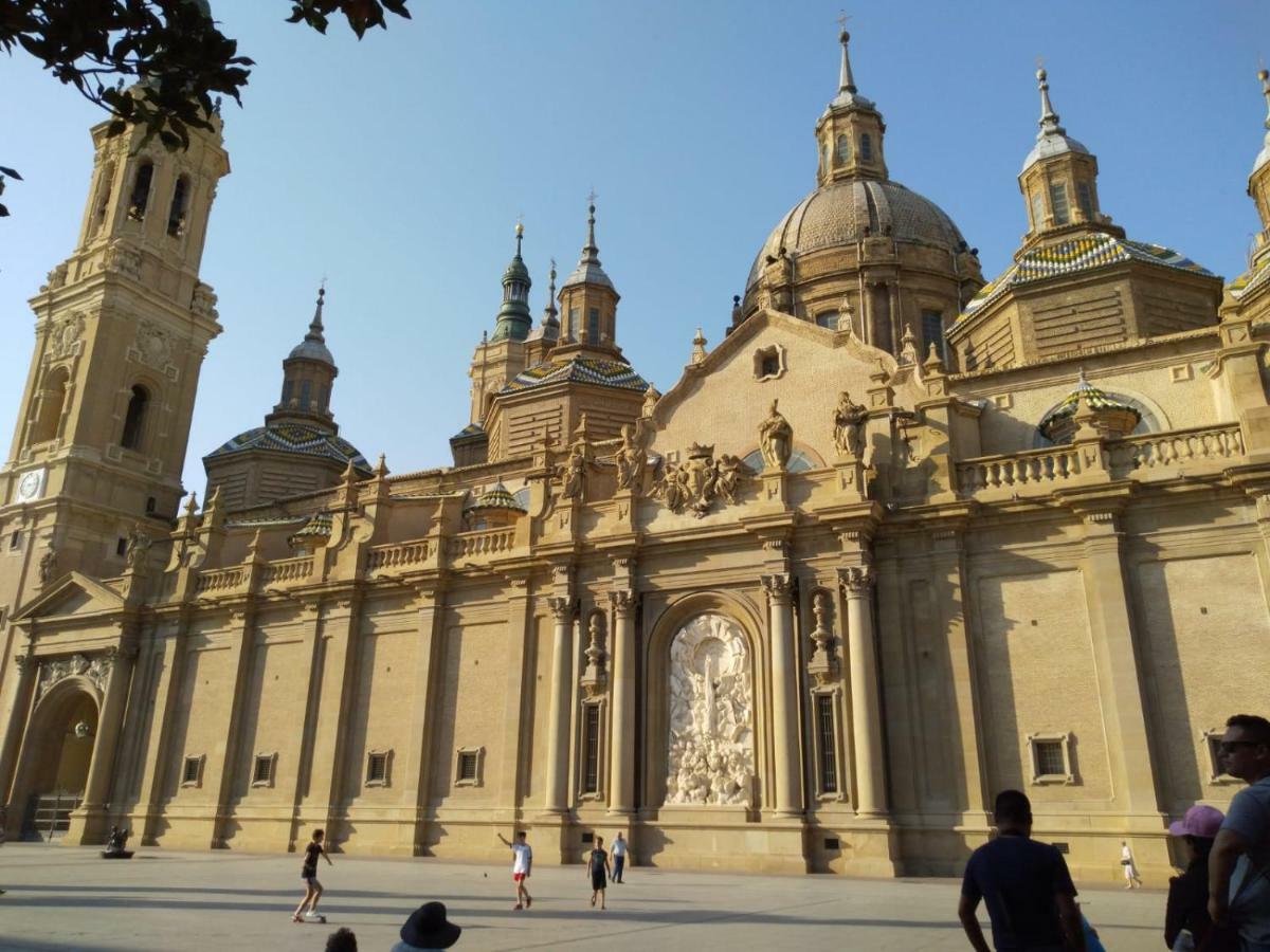 Acojedor Piso A Metros Del Pilar Y Plaza Espana Saragozza Esterno foto